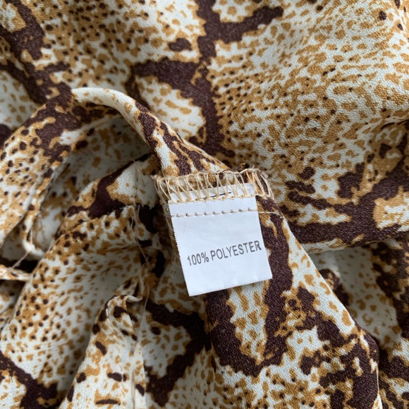 Sundays leopard print maxi beach dress size US6 - Picture 12 of 12